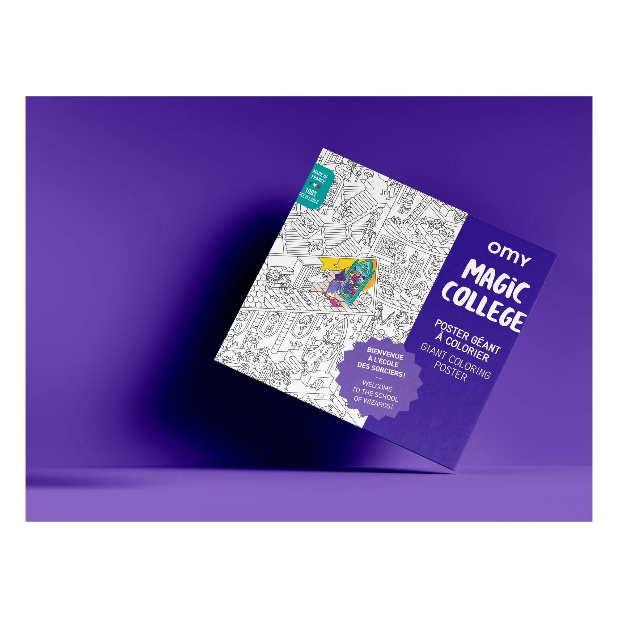 Omy Purple Magic College Giant Poster