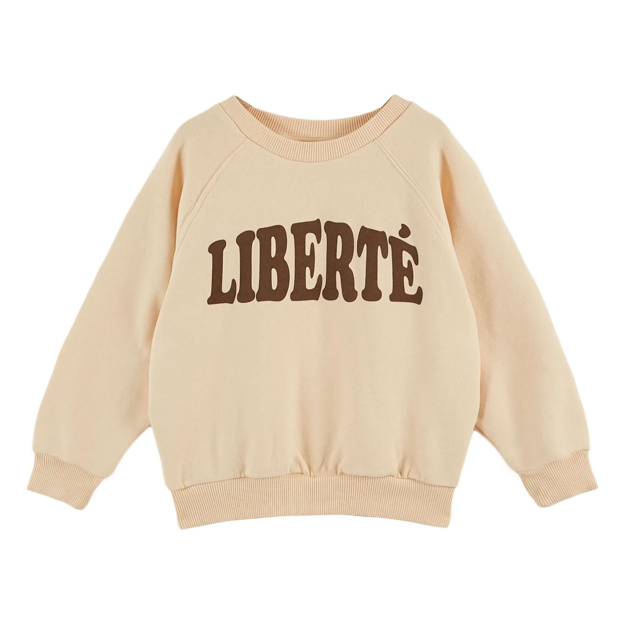 Emile Et Ida Beige Liberty Sweatshirt