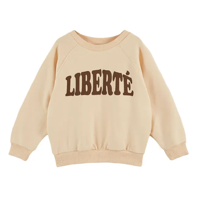 Sweatshirt Freiheit | Beige