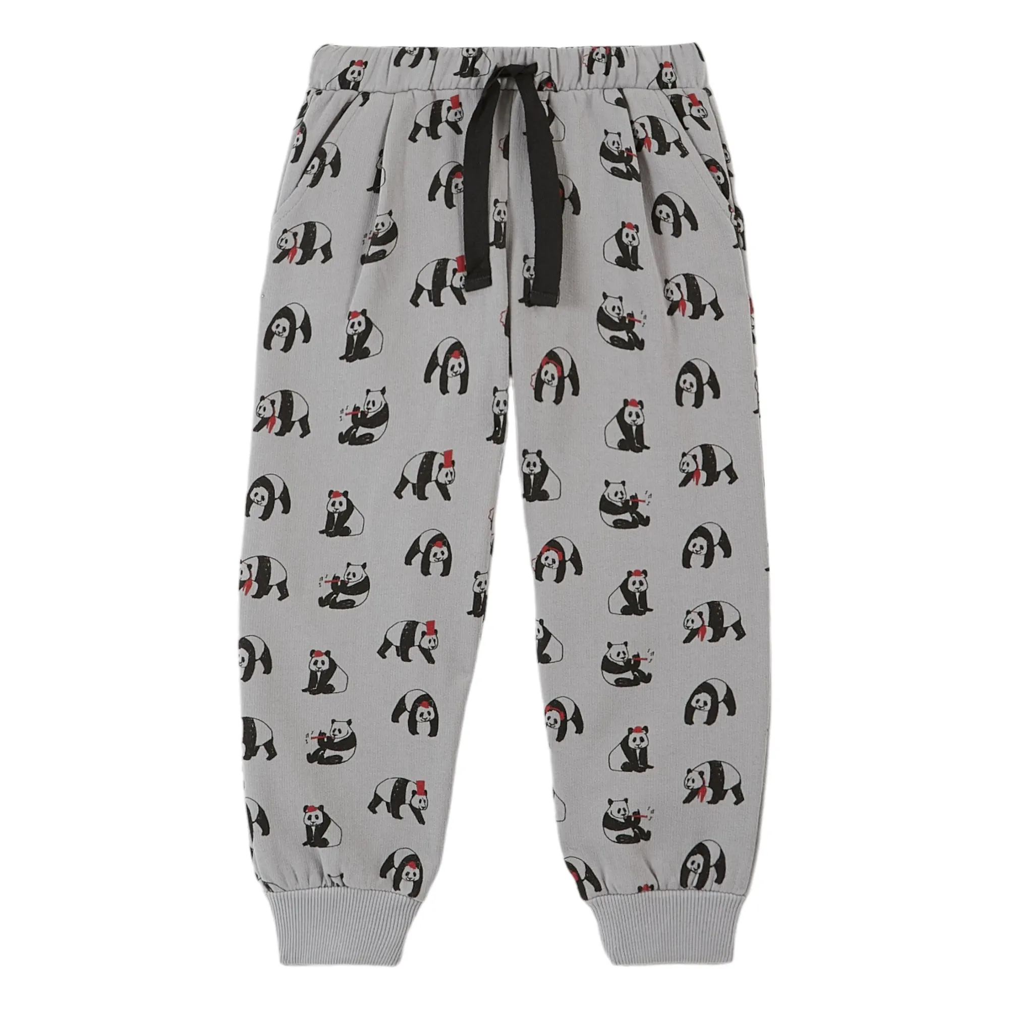 Emile Et Ida Grey Jogger Panda