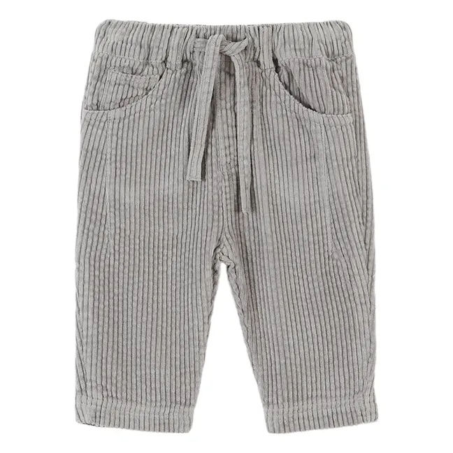 Pantaloni a coste | Grigio