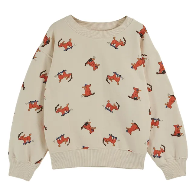 Sweatshirt Hund Skater | Seidenfarben