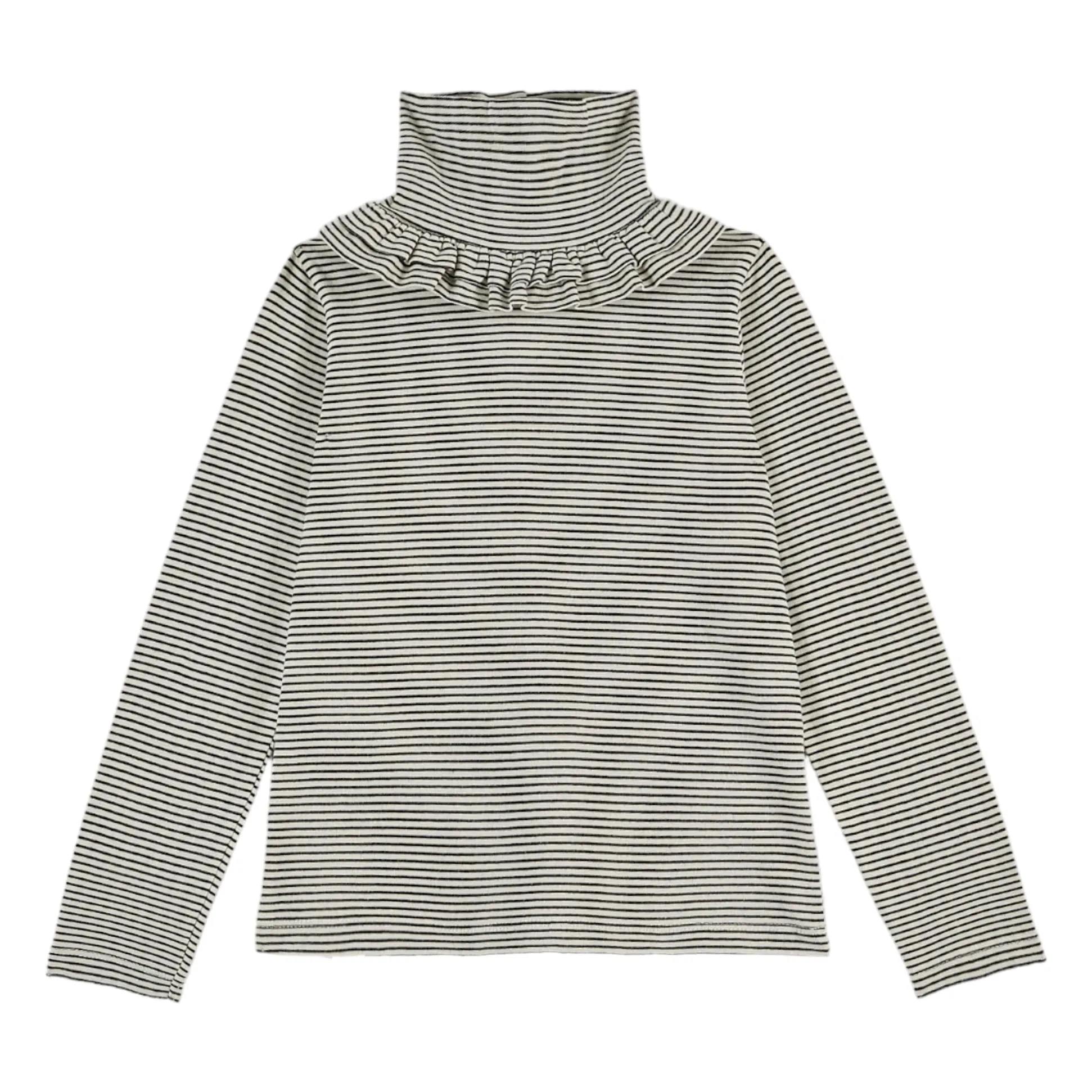 Emile Et Ida Ecru Striped Ruffled Underpants