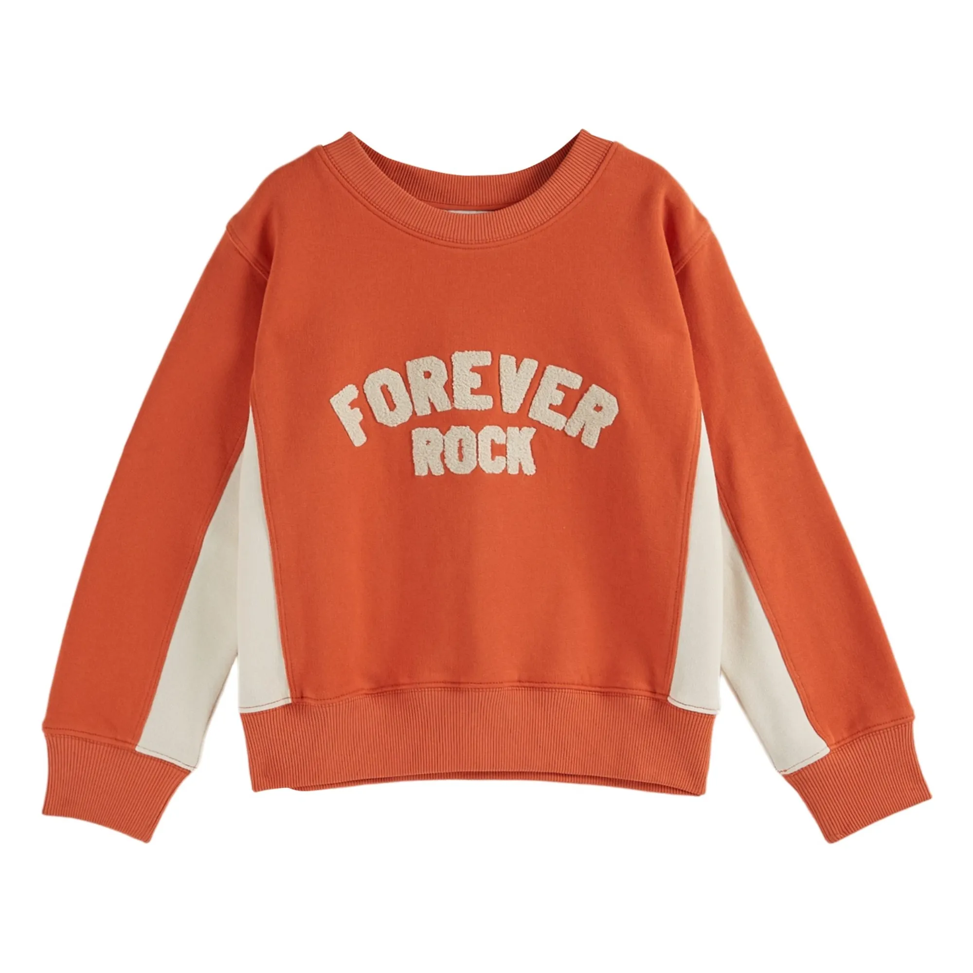 Emile Et Ida Orange Forever Rock Sweatshirt