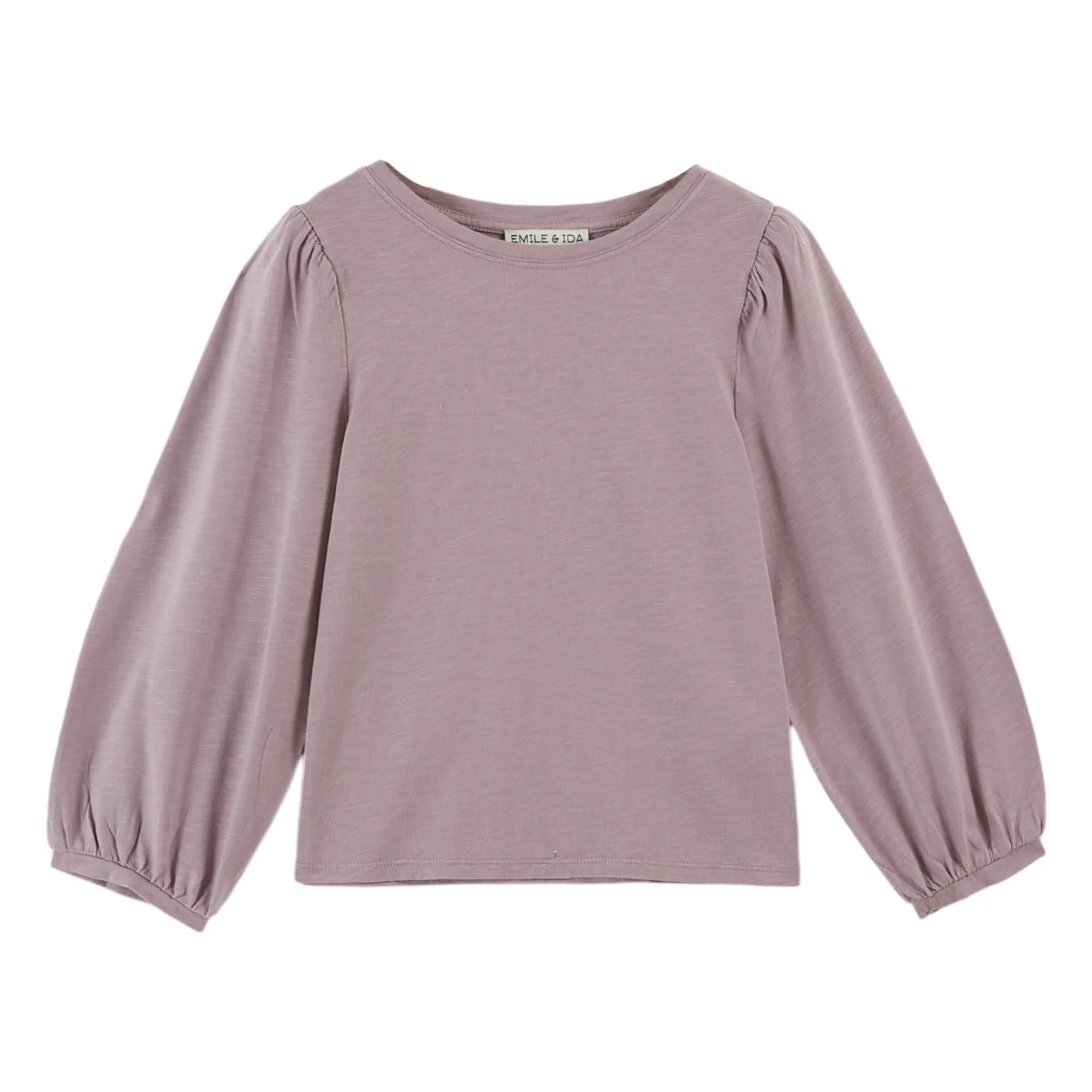 Emile Et Ida Mauve Balloon Sleeve T-Shirt