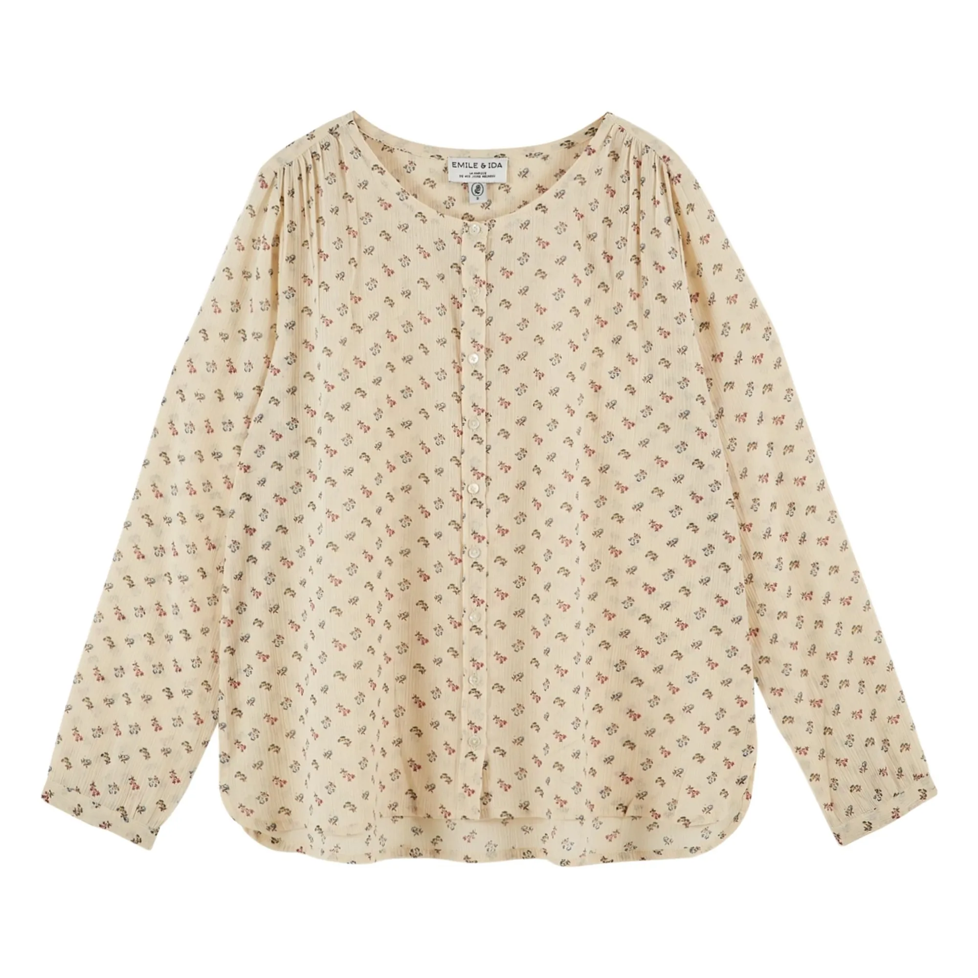 Emile Et Ida Women's Ecru Anne Sorgue Blouse