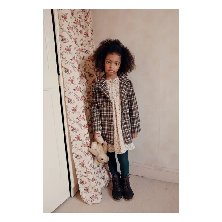 Robe Sorgue Fleurie | Vanille- Image produit n°1