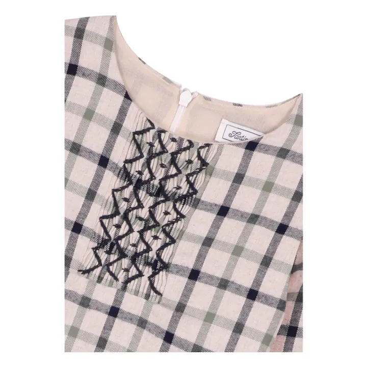Carreaux Dress | Ecru- Product image n°3