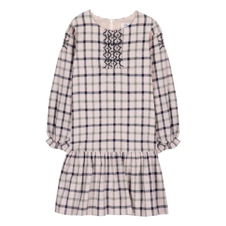 Carreaux Dress | Ecru- Product image n°0