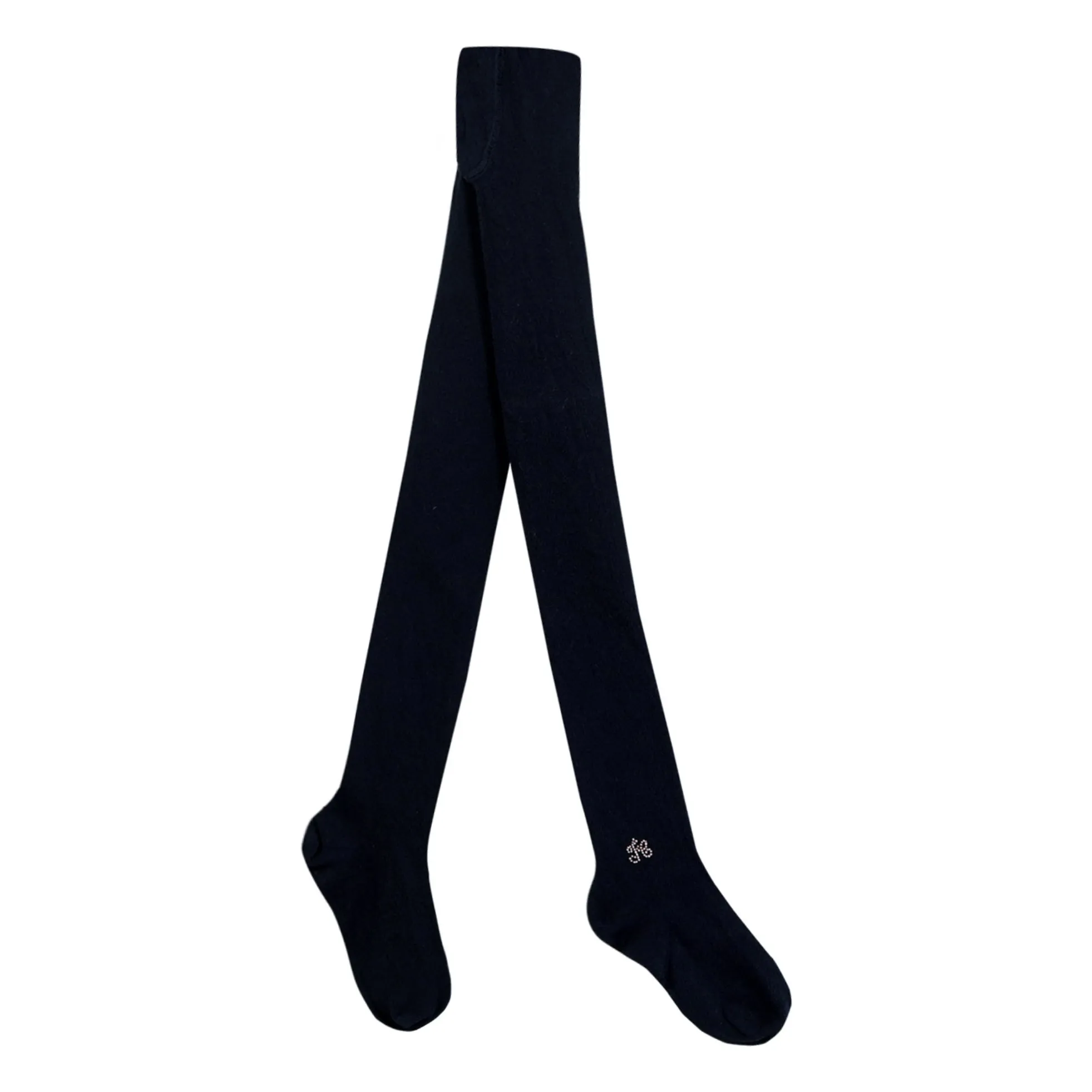 Tartine Et Chocolat Girls Navy Blue Tights
