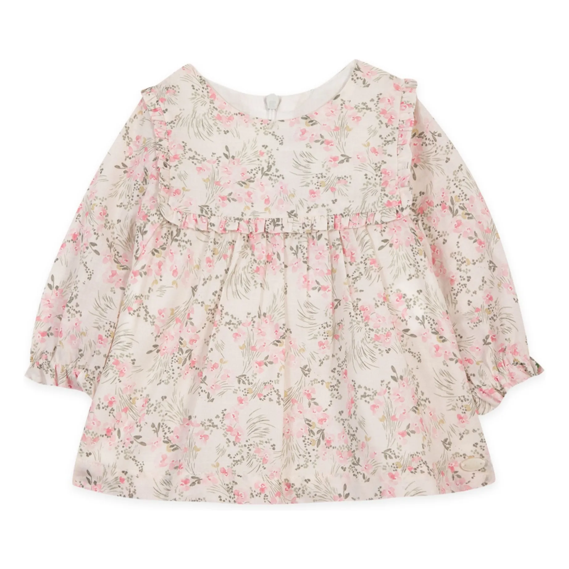 Tartine Et Chocolat Women's Ecru Floral Ruffled Blouse