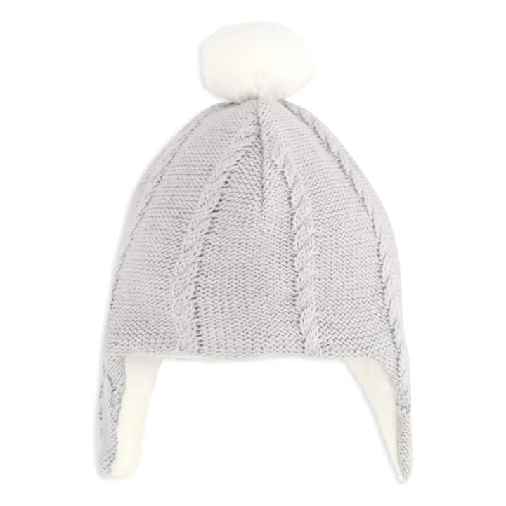 Fur-style hat | Heather grey- Product image n°0