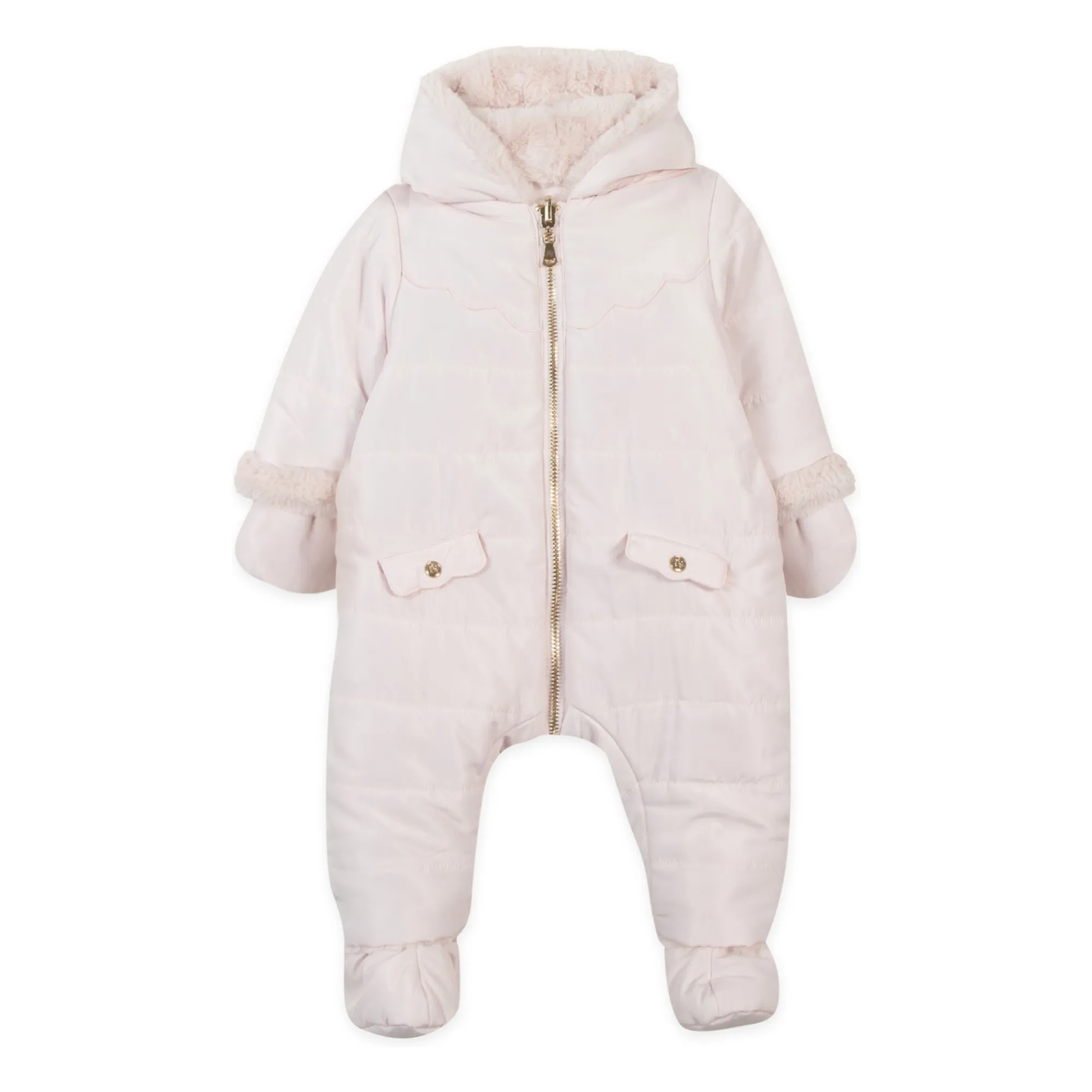 Tartine Et Chocolat Women's Pale Pink Pilot Suit