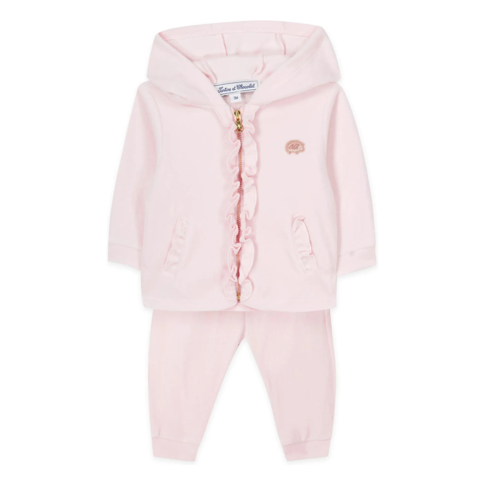 Tartine Et Chocolat Women's Pale Pink Flying Vest And Jogger