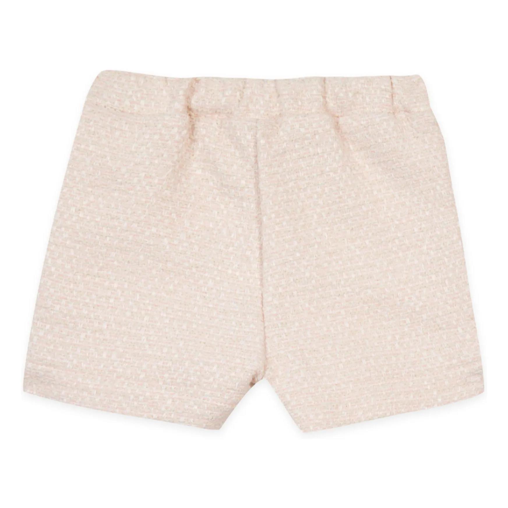 Tartine Et Chocolat Girls Pale Pink Short Tweed