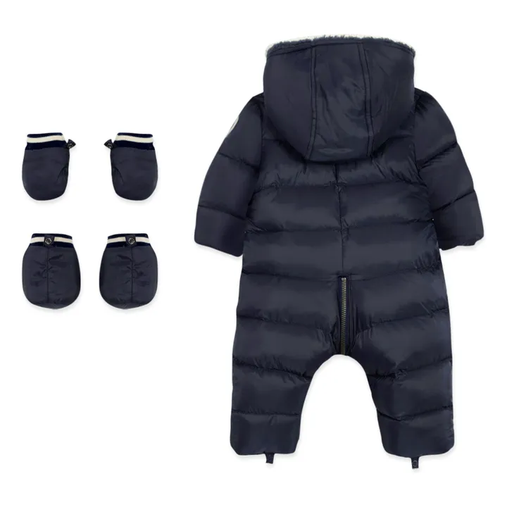 Fleece-mattierter Overall | Navy- Produktbild Nr. 2