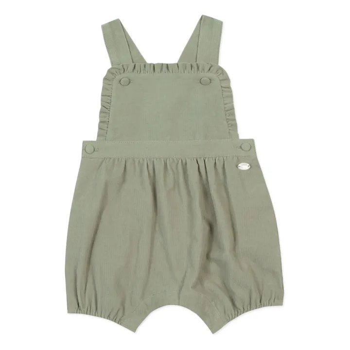 Salopette Courte | Sauge- Image produit n°0