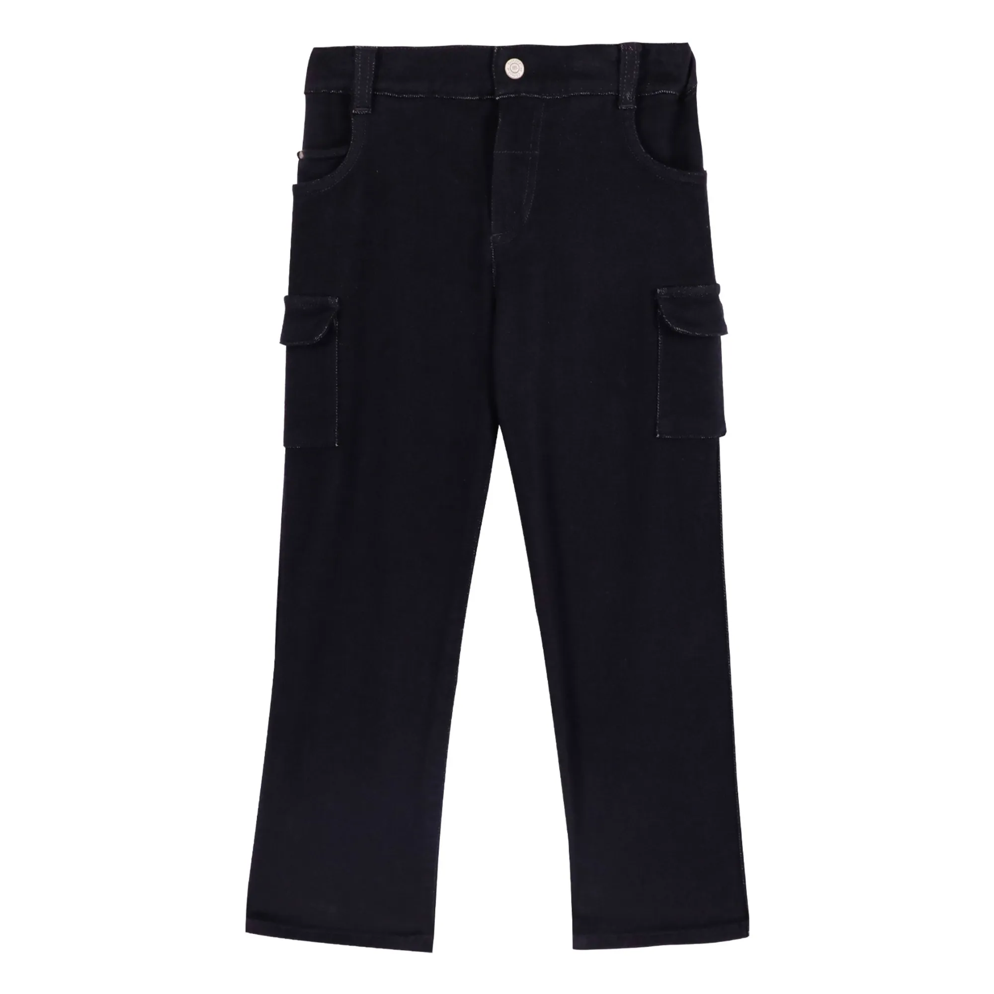 Tartine Et Chocolat Boys Navy Blue Cargo Pants