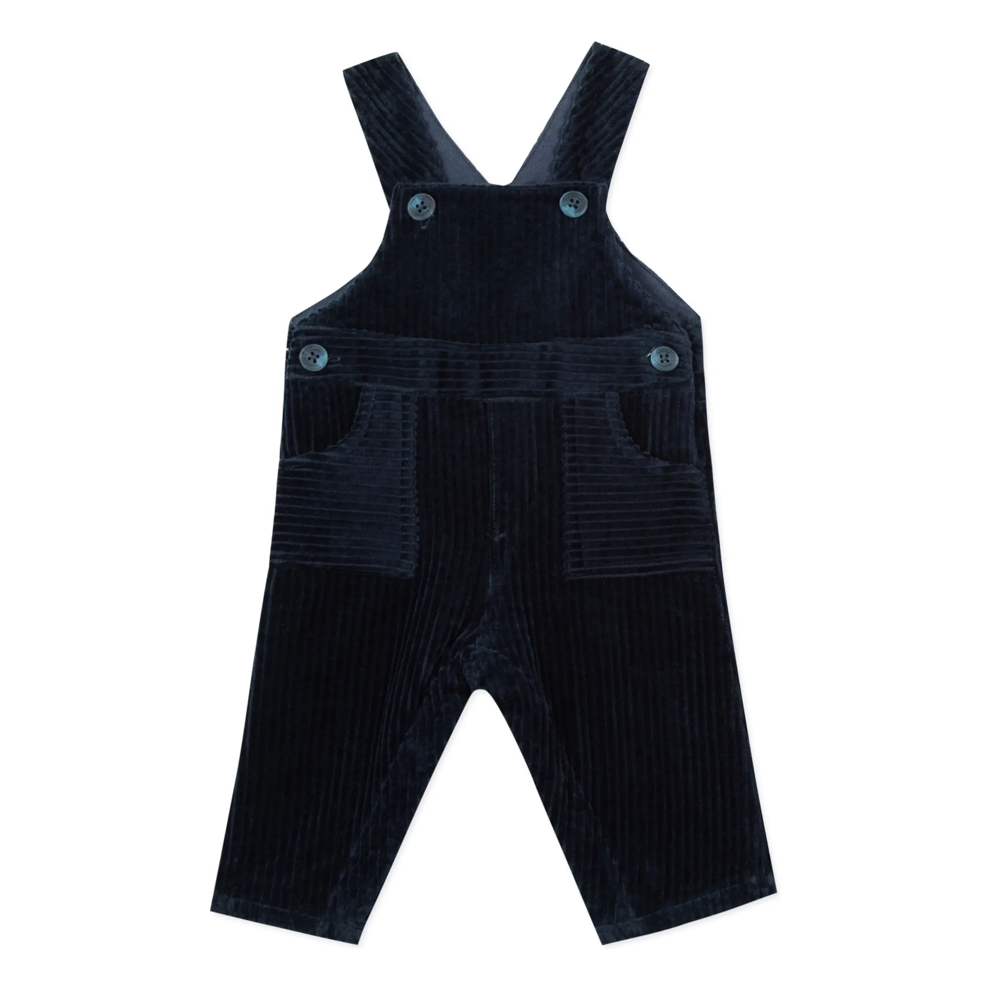 Tartine Et Chocolat Men's Navy Blue Corduroy Dungarees