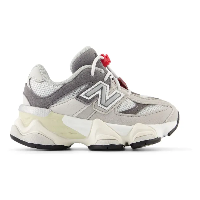 Zapatillas con cordones elásticos 9060 | Gris