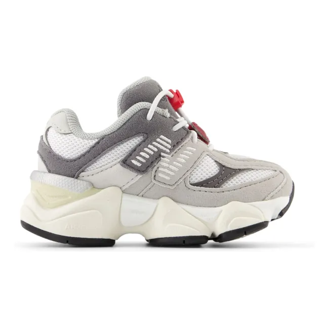 Zapatillas con cordones elásticos 9060 | Gris