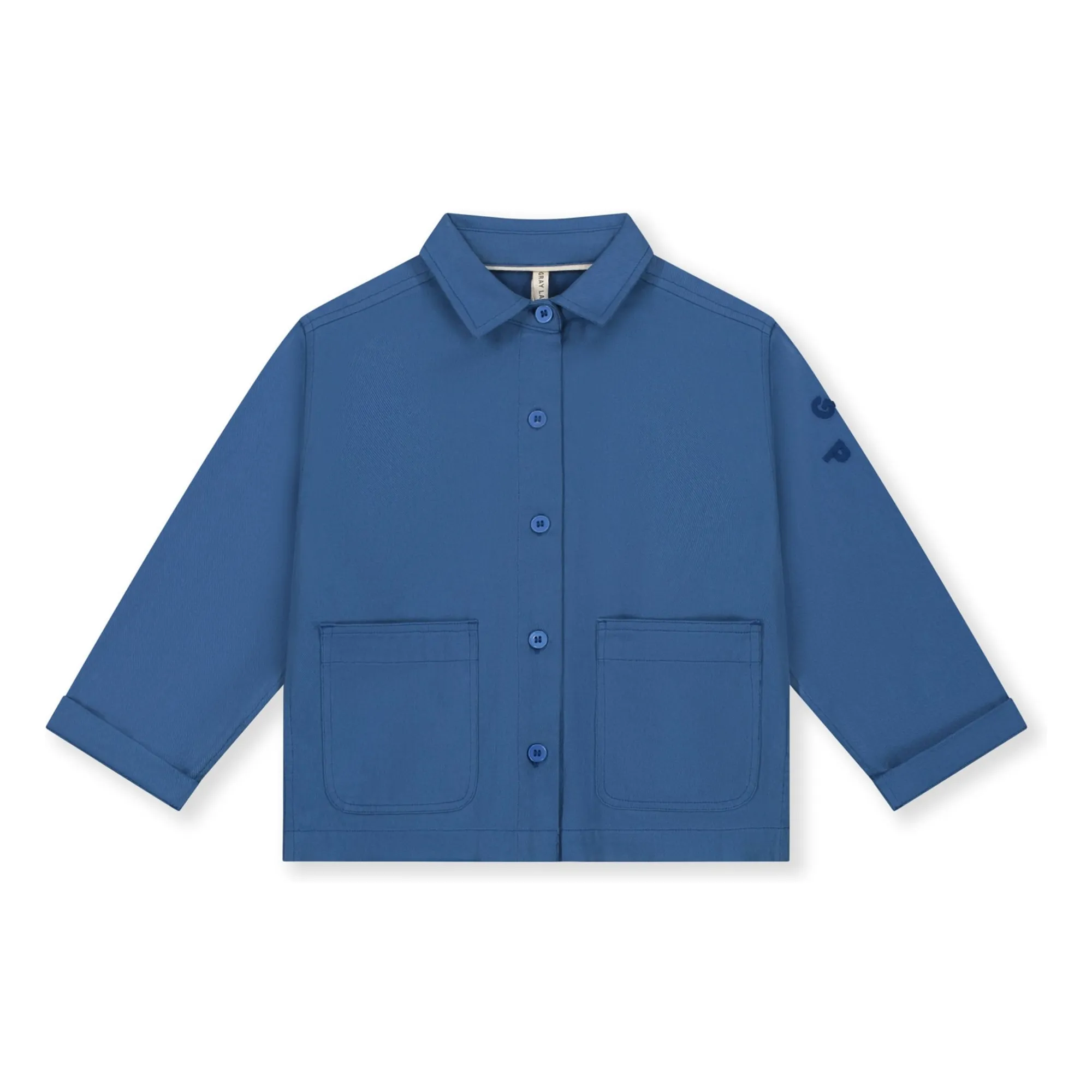 Gray Label Blue Twill Overshirt