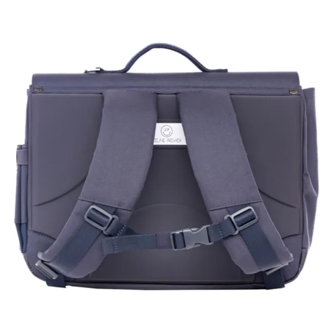 Borsa midi in rafia Cherry | Blu marino