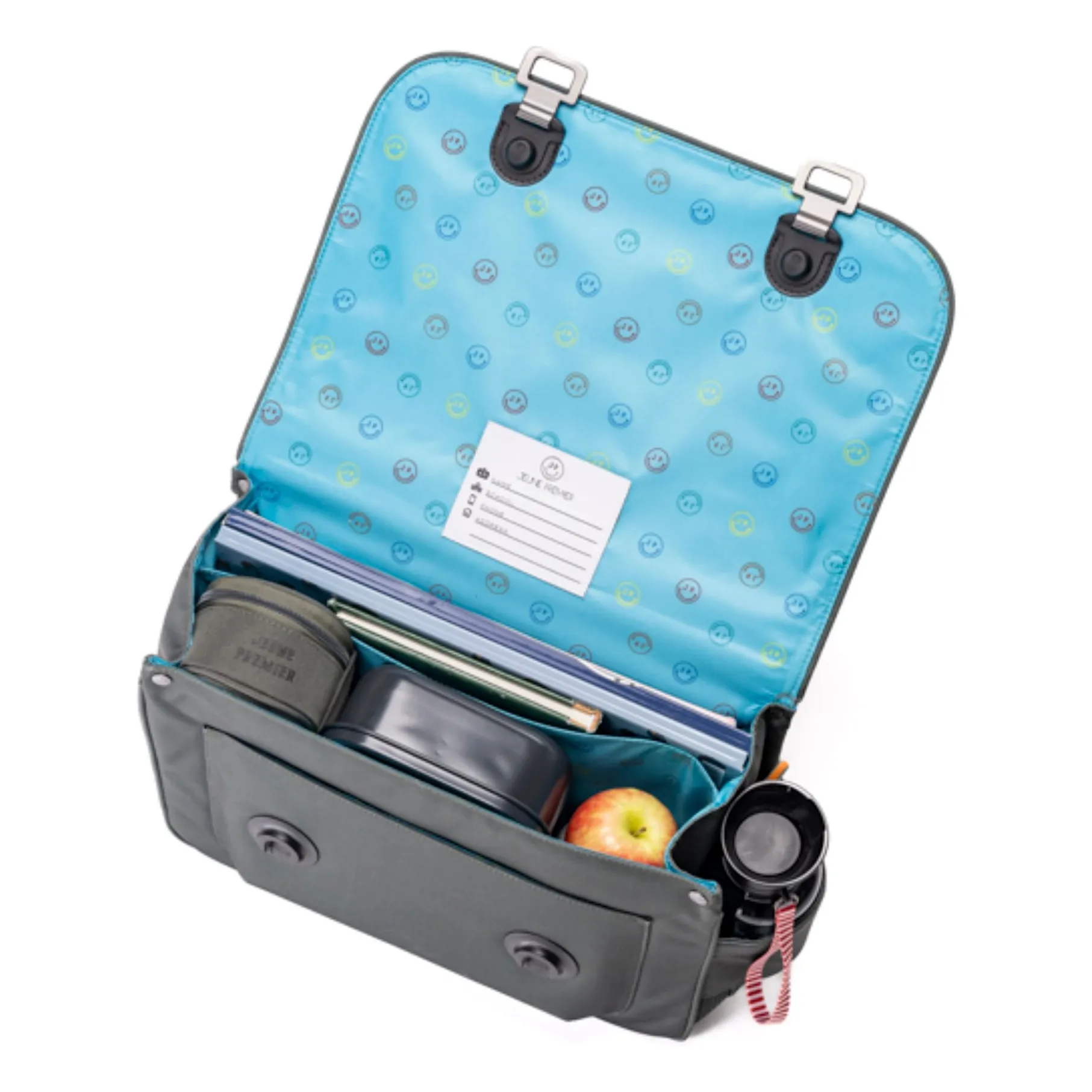 Cartable Midi Big Five | Khaki- Image produit n°3