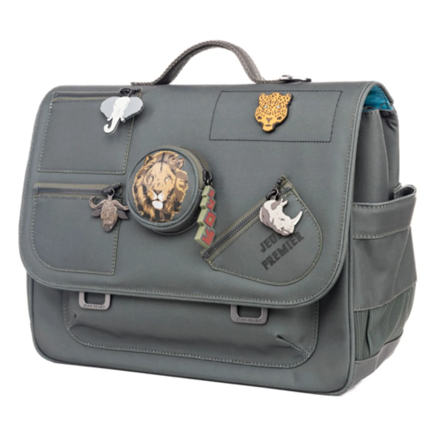 Cartable Midi Big Five | Khaki- Image produit n°1