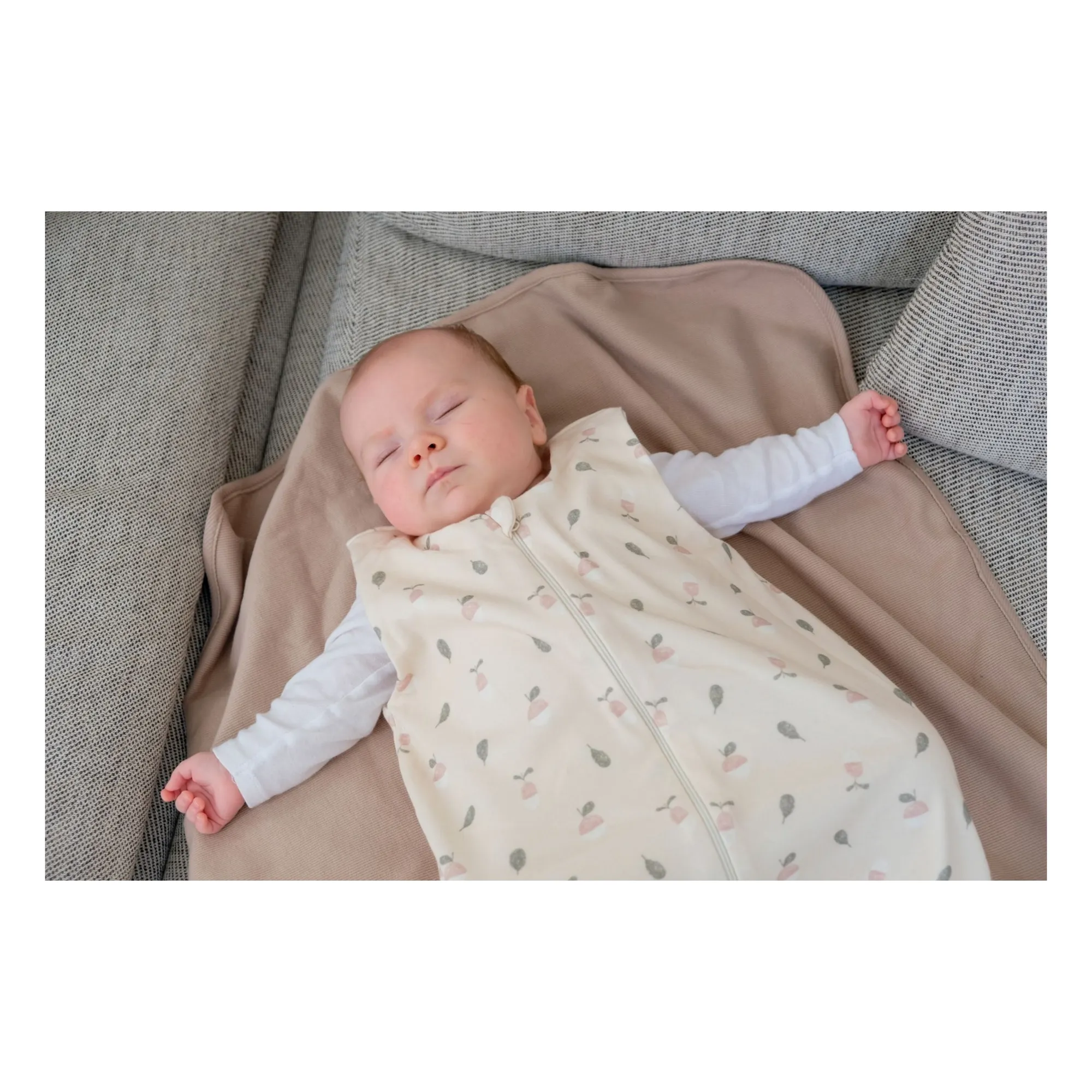 Lightweight sleeping bag in organic cotton | Ecru- Product image n°5