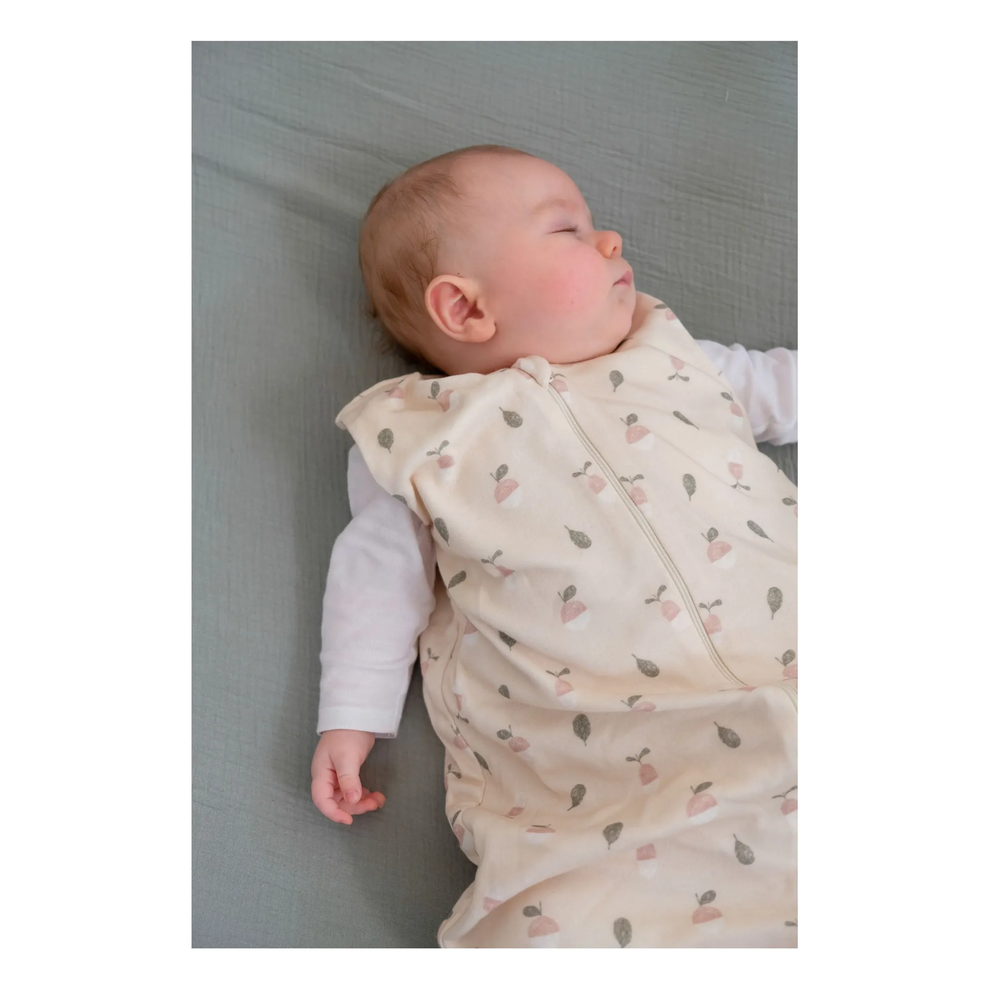 Lightweight sleeping bag in organic cotton | Ecru- Product image n°4