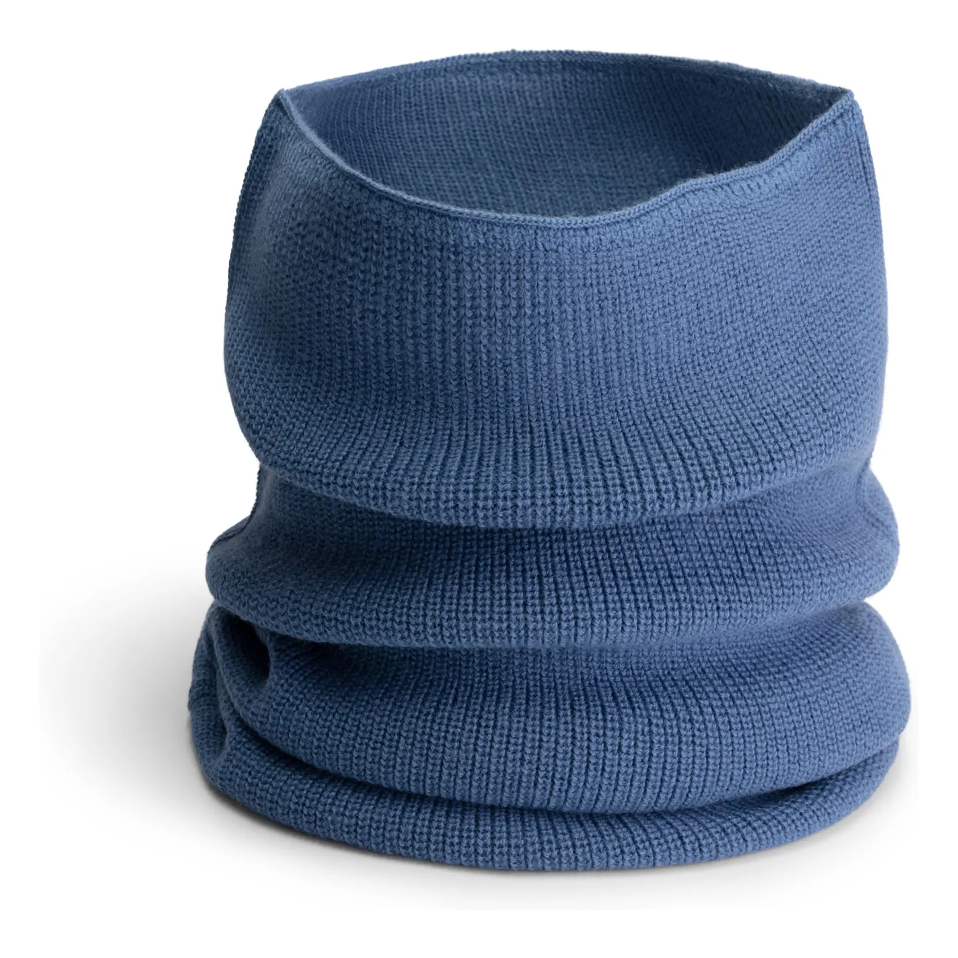Gray Label Blue Merino Wool Snood