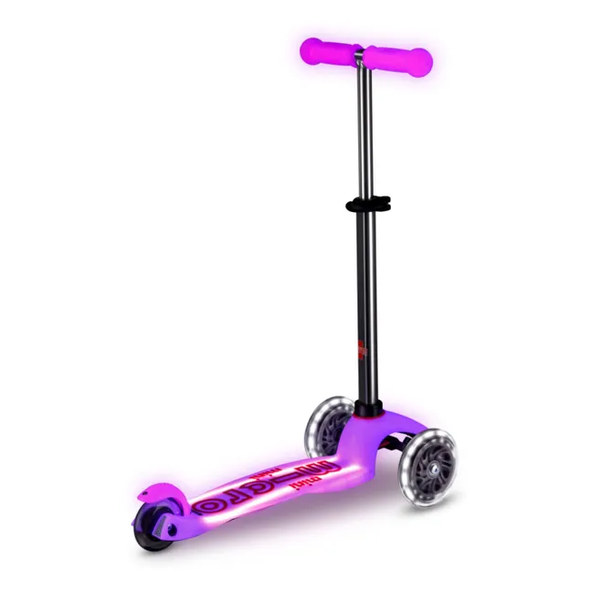 Trottinette Mini LED Phosphorescente | Rose