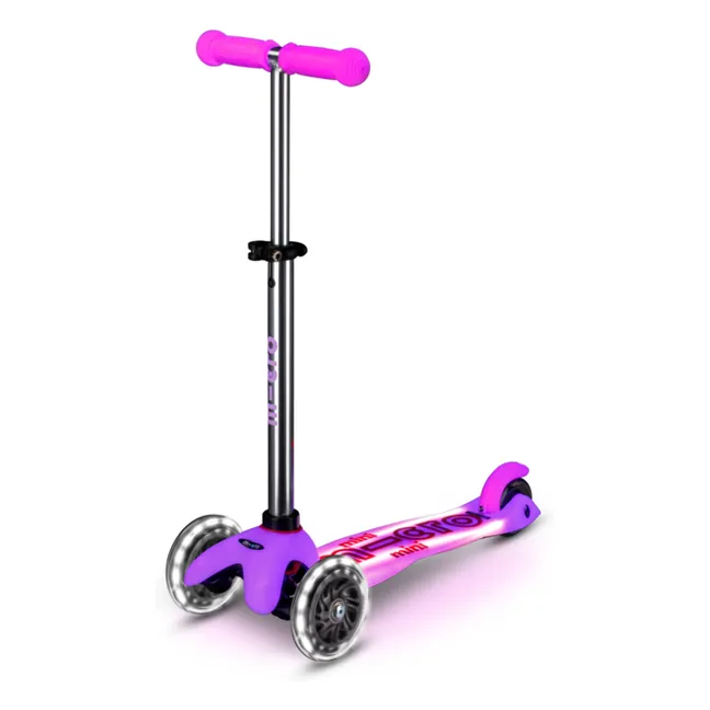 Trottinette Mini LED Phosphorescente | Rose