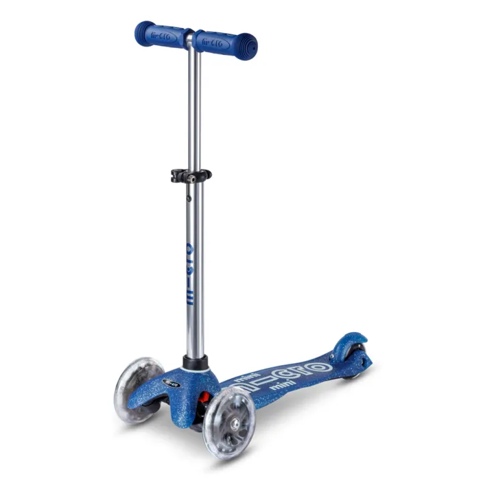 Mini Micro Deluxe Glitter LED Scooter  | Azul- Imagen del producto n°0