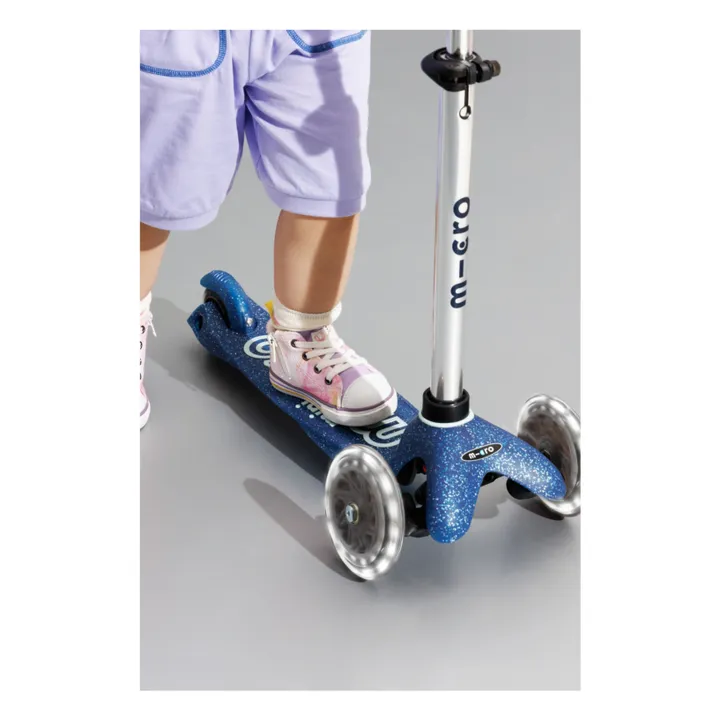 Mini Micro Deluxe Glitter LED Scooter  | Azul- Imagen del producto n°2