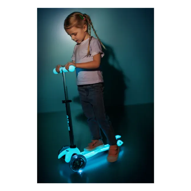 Mini Micro Deluxe Glow LED Scooter  | Aqua