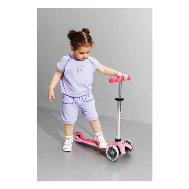 Trottinette Mini LED Phosphorescente | Rose