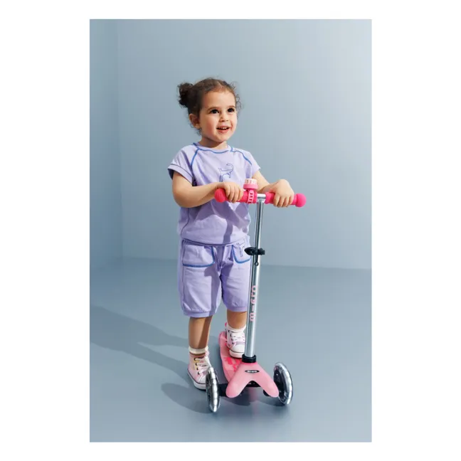 Trottinette Mini LED Phosphorescente | Rose