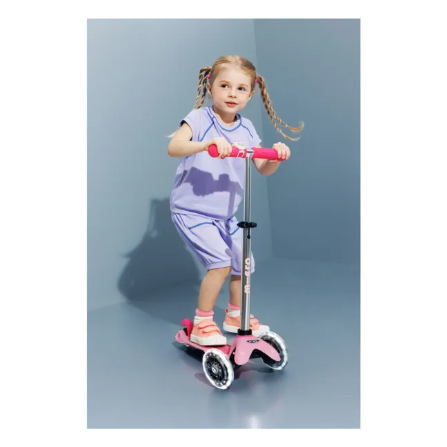 Trottinette Mini LED Phosphorescente | Rose