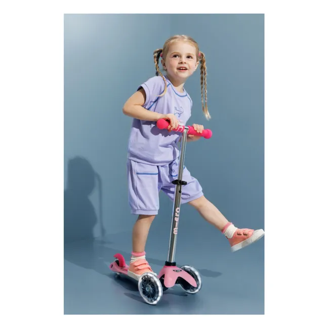 Trottinette Mini LED Phosphorescente | Rose