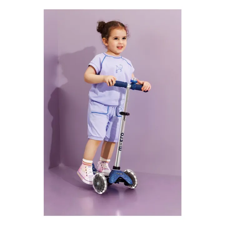 Mini Micro Deluxe Glitter LED Scooter  | Azul- Imagen del producto n°6