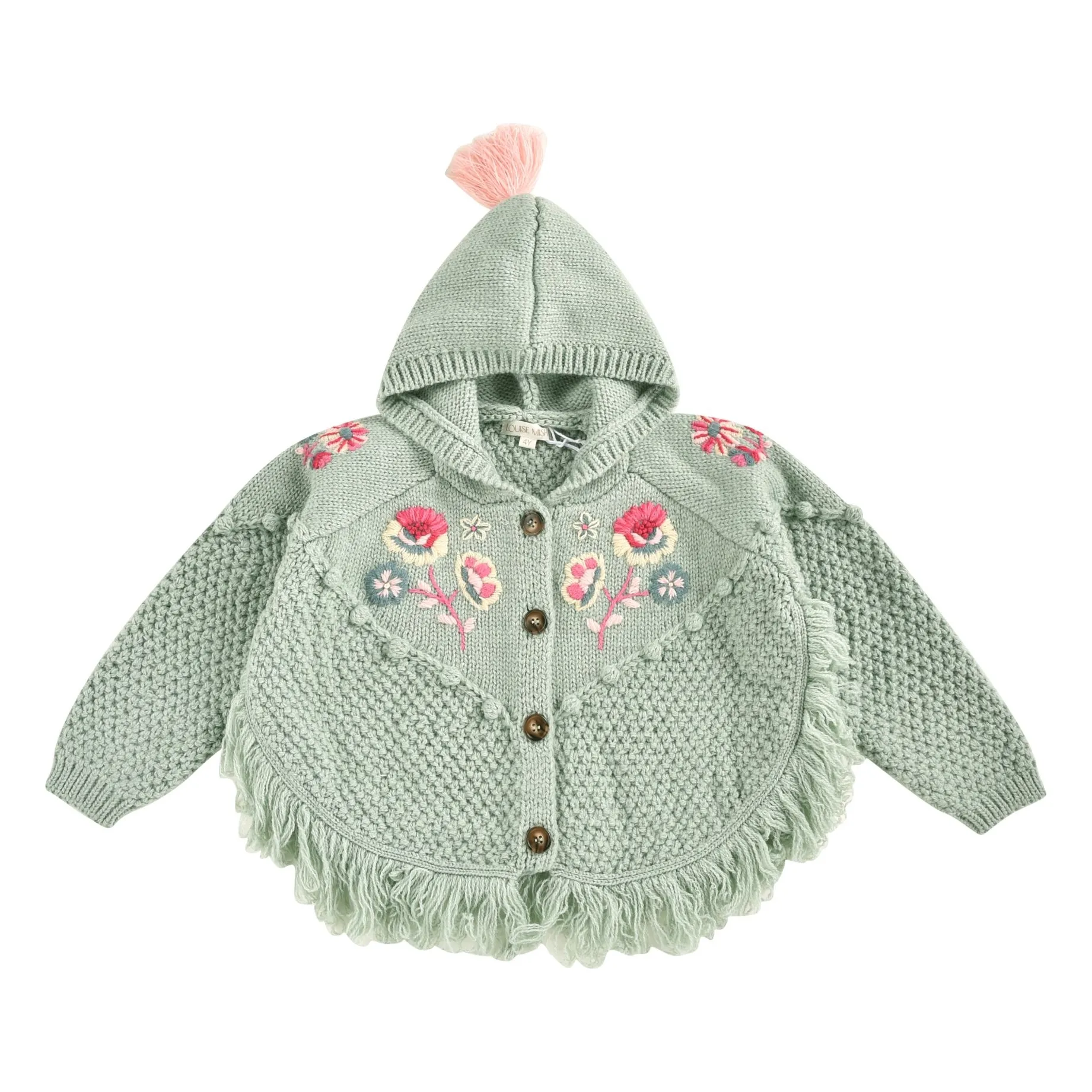 Louise Misha Sage Clara Hooded Cardigan