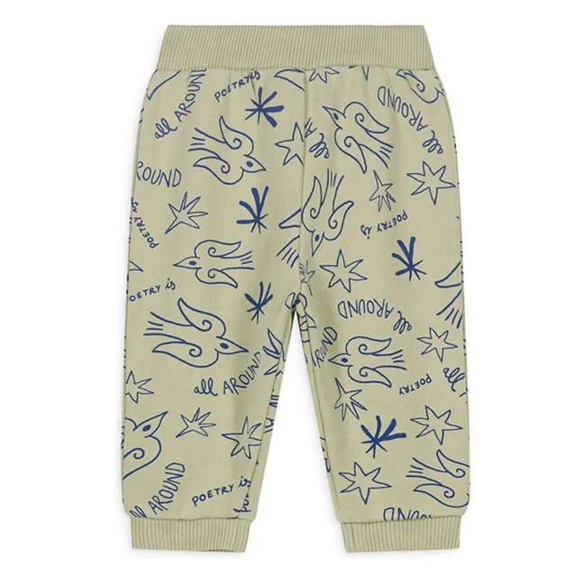 Jogger Milan Life is Poetry Baby | Sage
