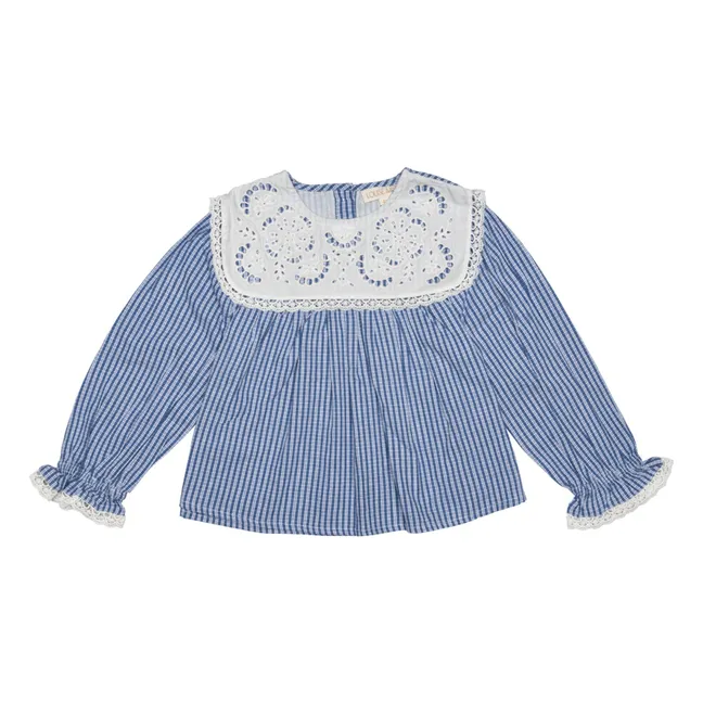 Camicetta Henriette Vichy | Blu