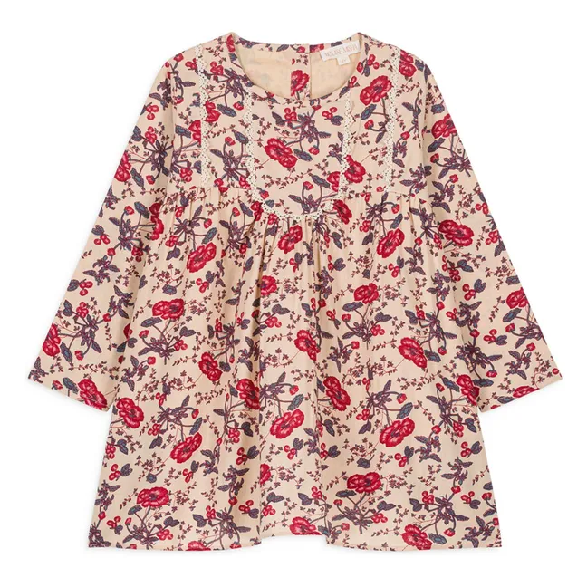Roulotta Fleurie Dress | Ecru