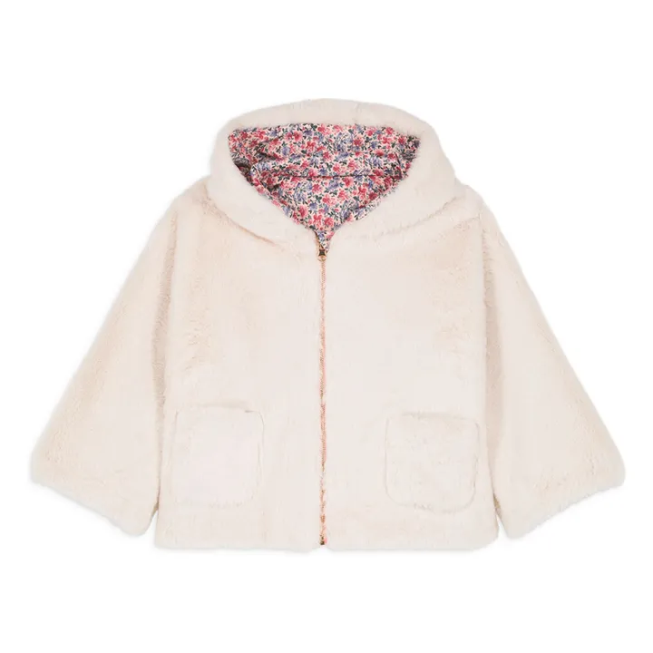 Reversible Felvet Water Repellent Coat | Pink- Product image n°1