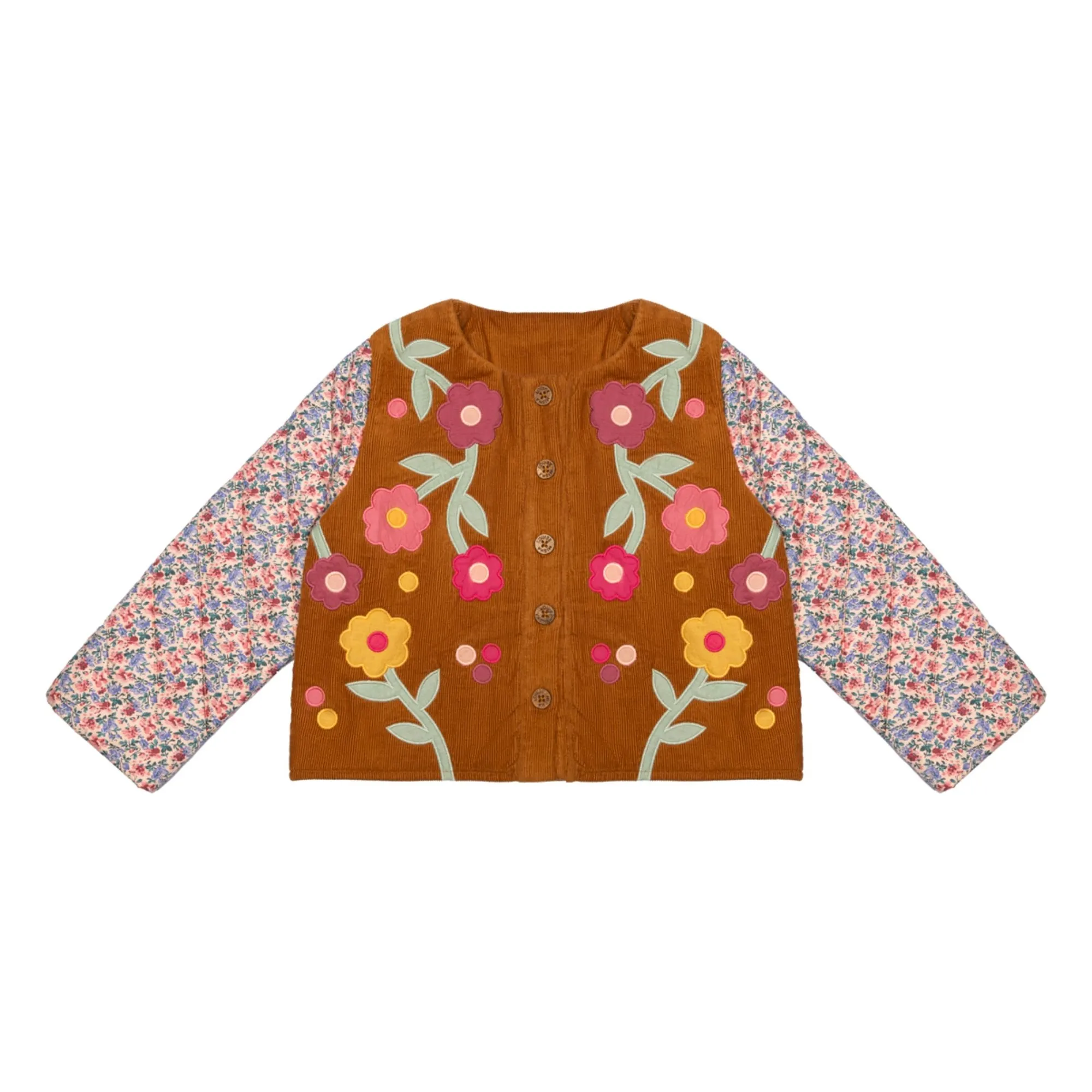 Louise Misha Caramel Orisha Velours Milleraies Jacket