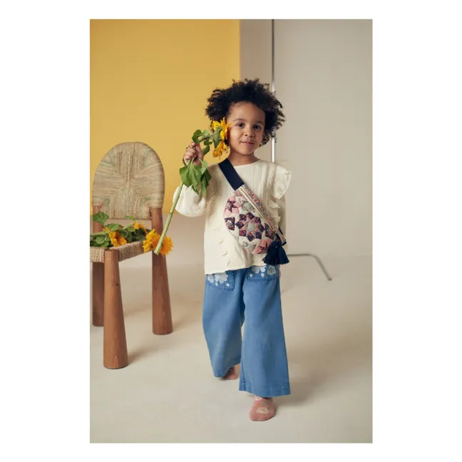 Tubi Cotton Gauze Blouse | Ecru