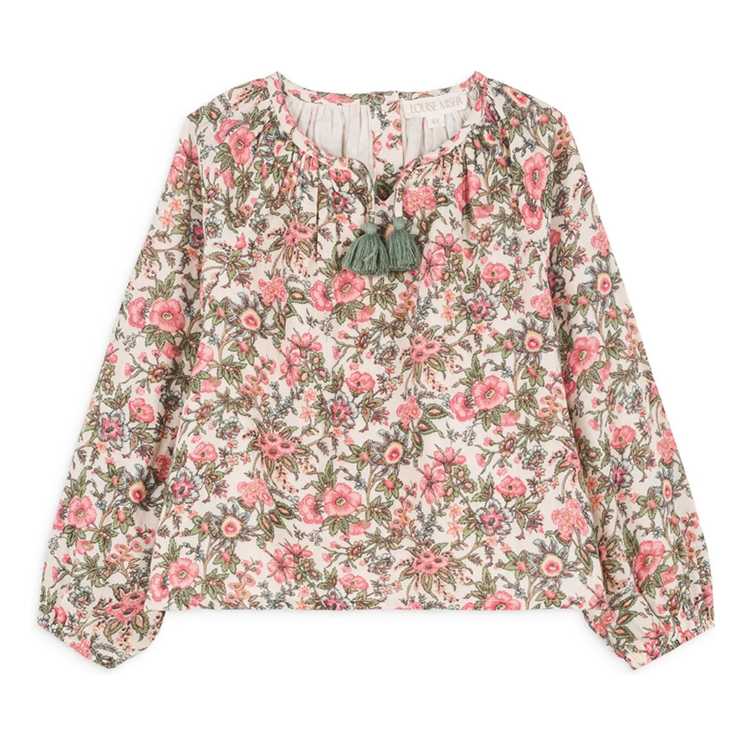 Louise Misha Pink Blouse Iris Fleurie